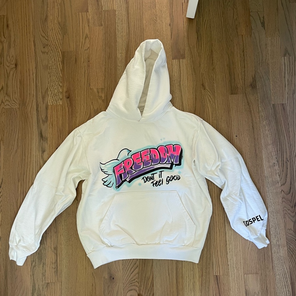 Simple Gospel x Justin Bieber “FREEDOM” Hoodie sz M